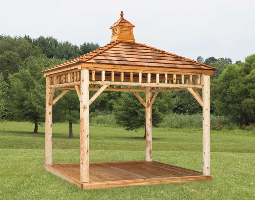 89 Gazebo Designs & Ideas (WOOD, VINYL, OCTAGON, RECTANGLE)