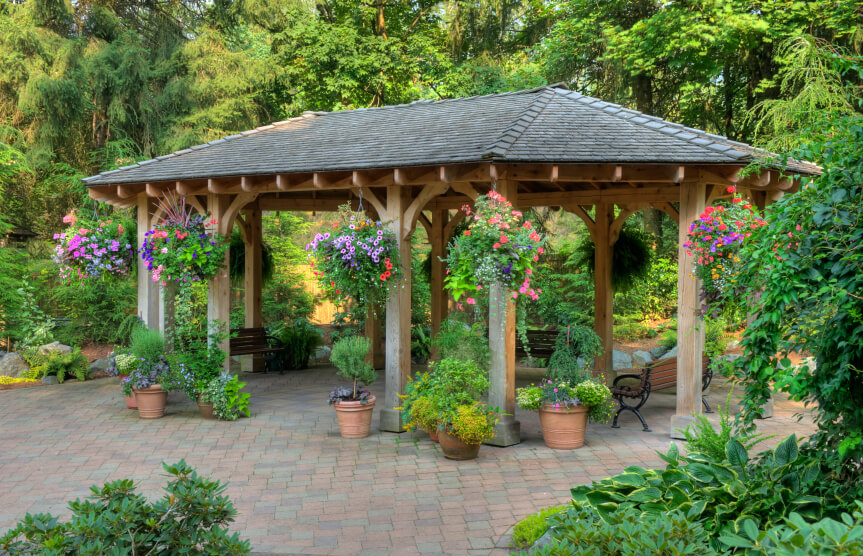 106 Gazebo Designs & Ideas Wood, Vinyl, Octagon, Rectangle and More