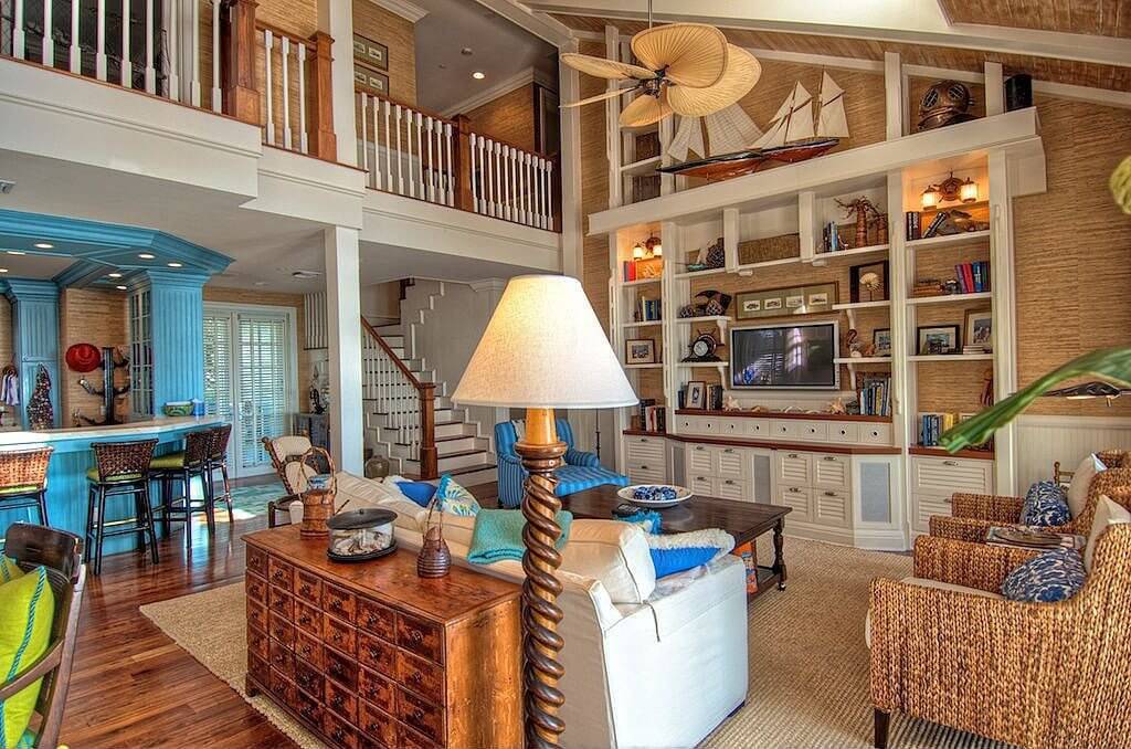 54 Lofty Loft Room Designs The Sloped Ceiling In This Home Makes It Possible For A Large Upper Level Where