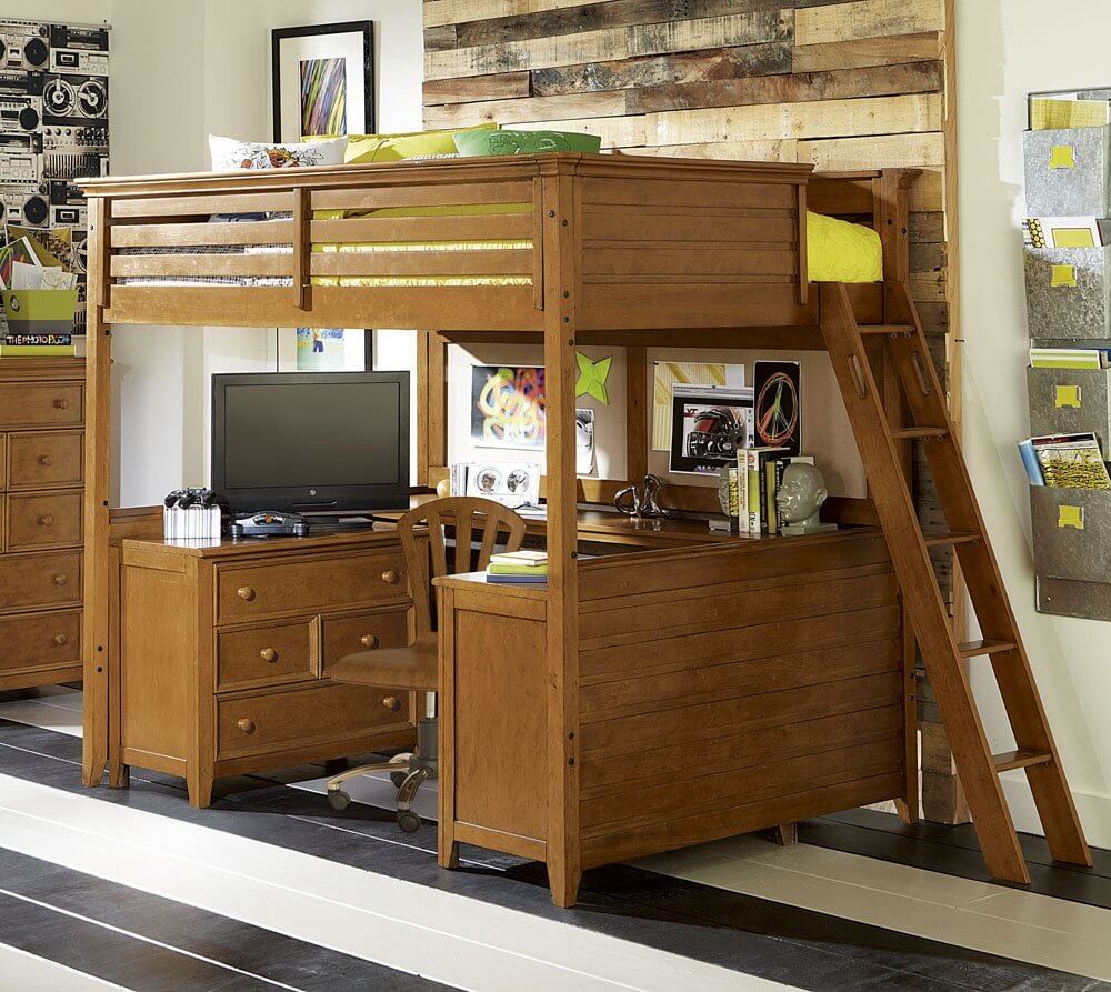 Childrenâ€™s office under bed in bunk bed /loft system. Learn More .