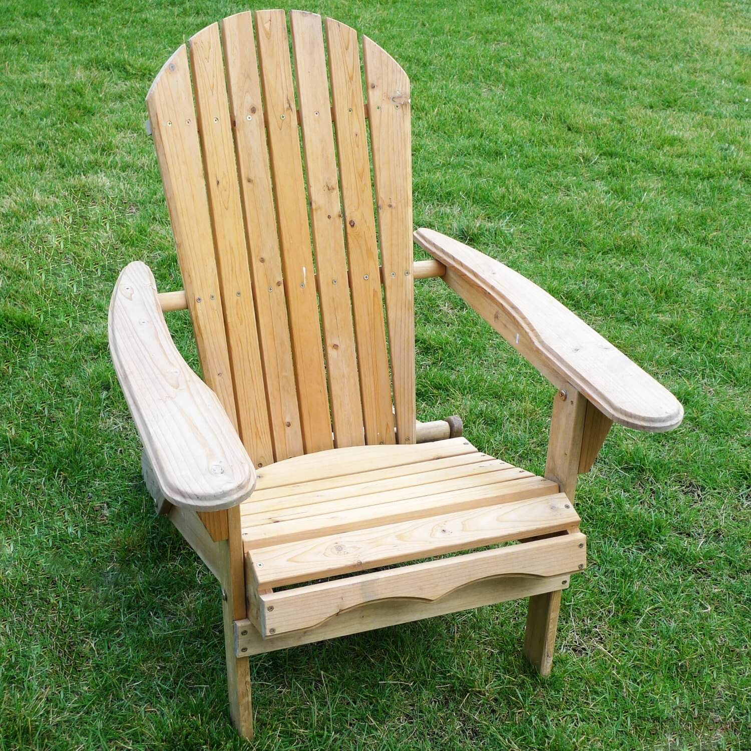  learn more about this folding wooden Adirondack chair (a best seller