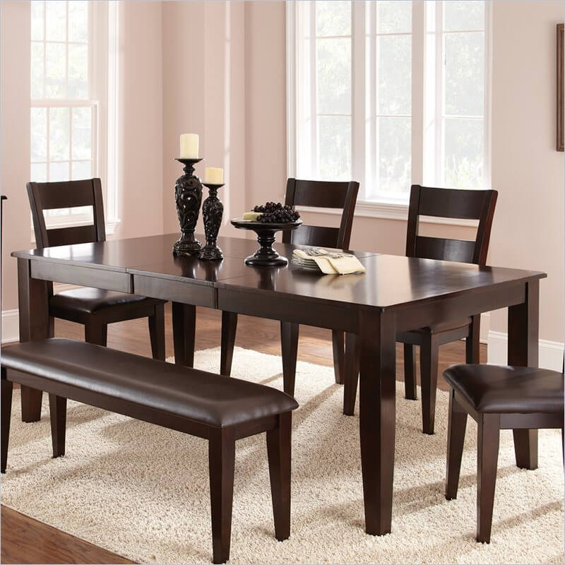 This Contemporary Dining Table Features Tapered Legs Below A Boxy Angular Frame Sleek Expanse This Contemporary Dining Table Features Tapered Legs Below A Boxy Angular Frame Sleek Expanse