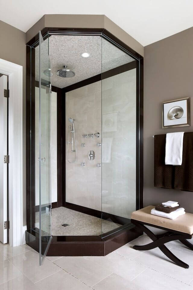 Walk In Corner Shower With Curtain At Nilda Tsosie Blog