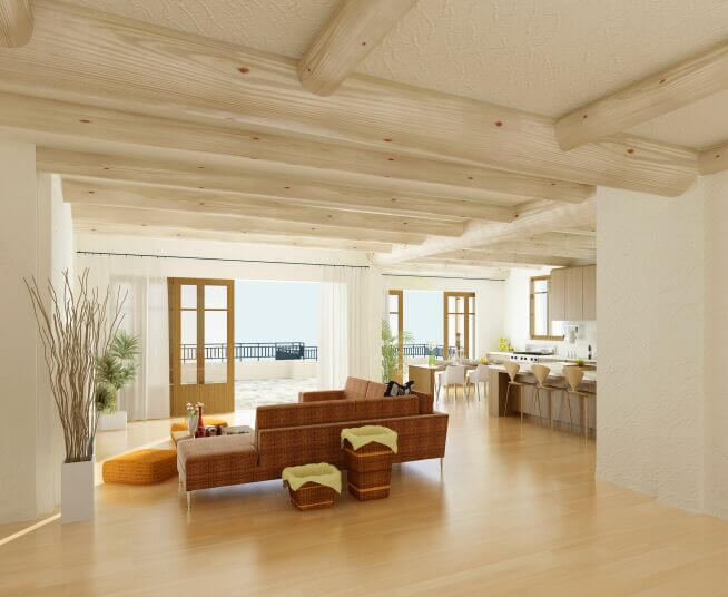 32 Spectacular Living Room Designs with Exposed Beams (PICTURES)