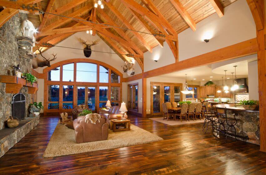 32 spectacular living room designs with exposed beams