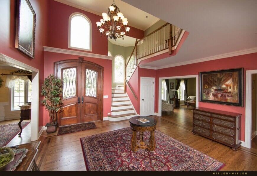 Home entryway. how to fake a foyer fox hollow cottage with home ...