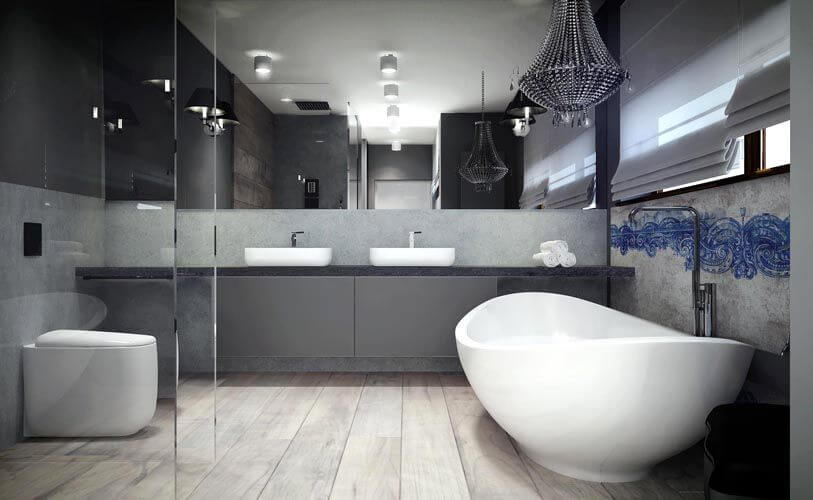 Bathroom Tub Chandeliers 41 bespoke bathrooms with glittering chandeliers Bathroom Tub Chandeliers 41 bespoke bathrooms with glittering chandeliers