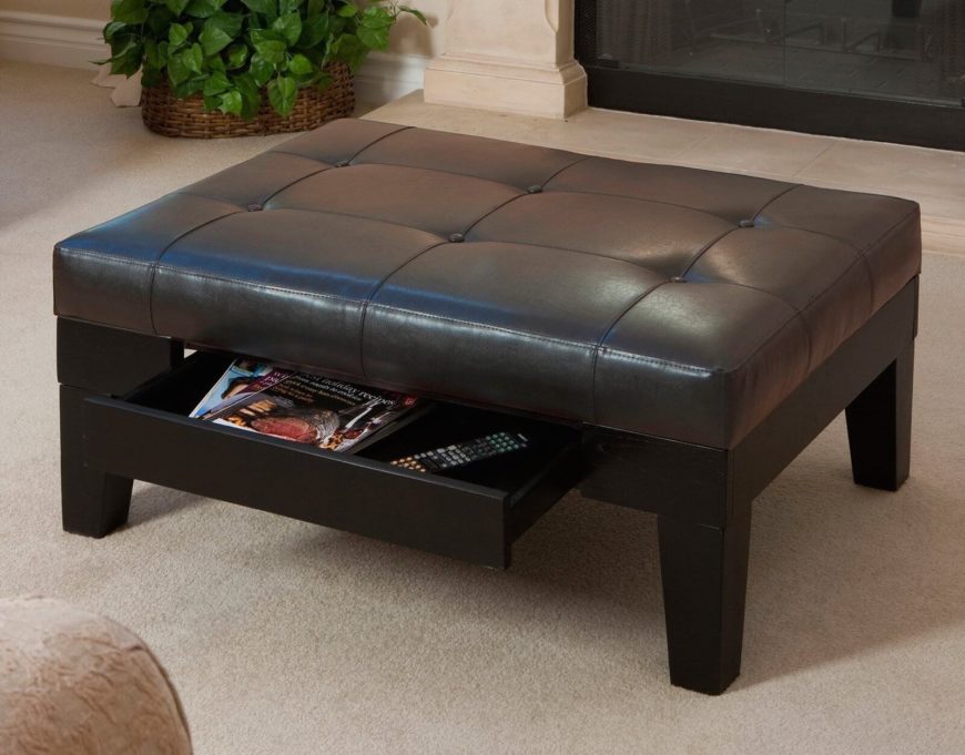 20 Fantastic Ottomans for Man Caves (Put Your Feet Up)