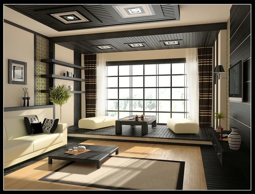 Simple Contemporary Asian Decor for Small Space