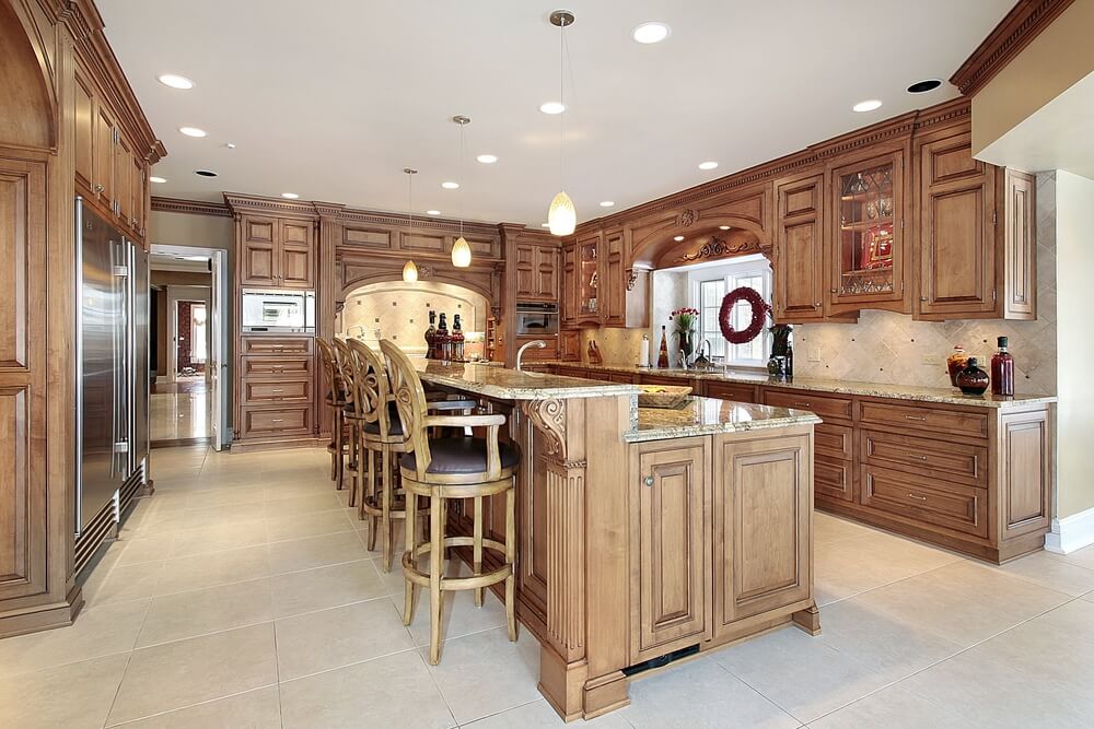 64 Deluxe Custom Kitchen Island Designs BEAUTIFUL