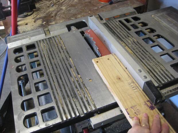 Cut NINE 1.75" seat slats Cut NINE 1.75" seat slats