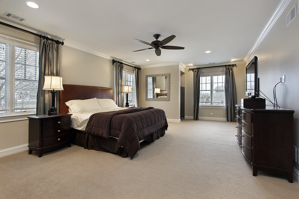 43 Spacious Master Bedroom Designs with Luxury Bedroom Furniture