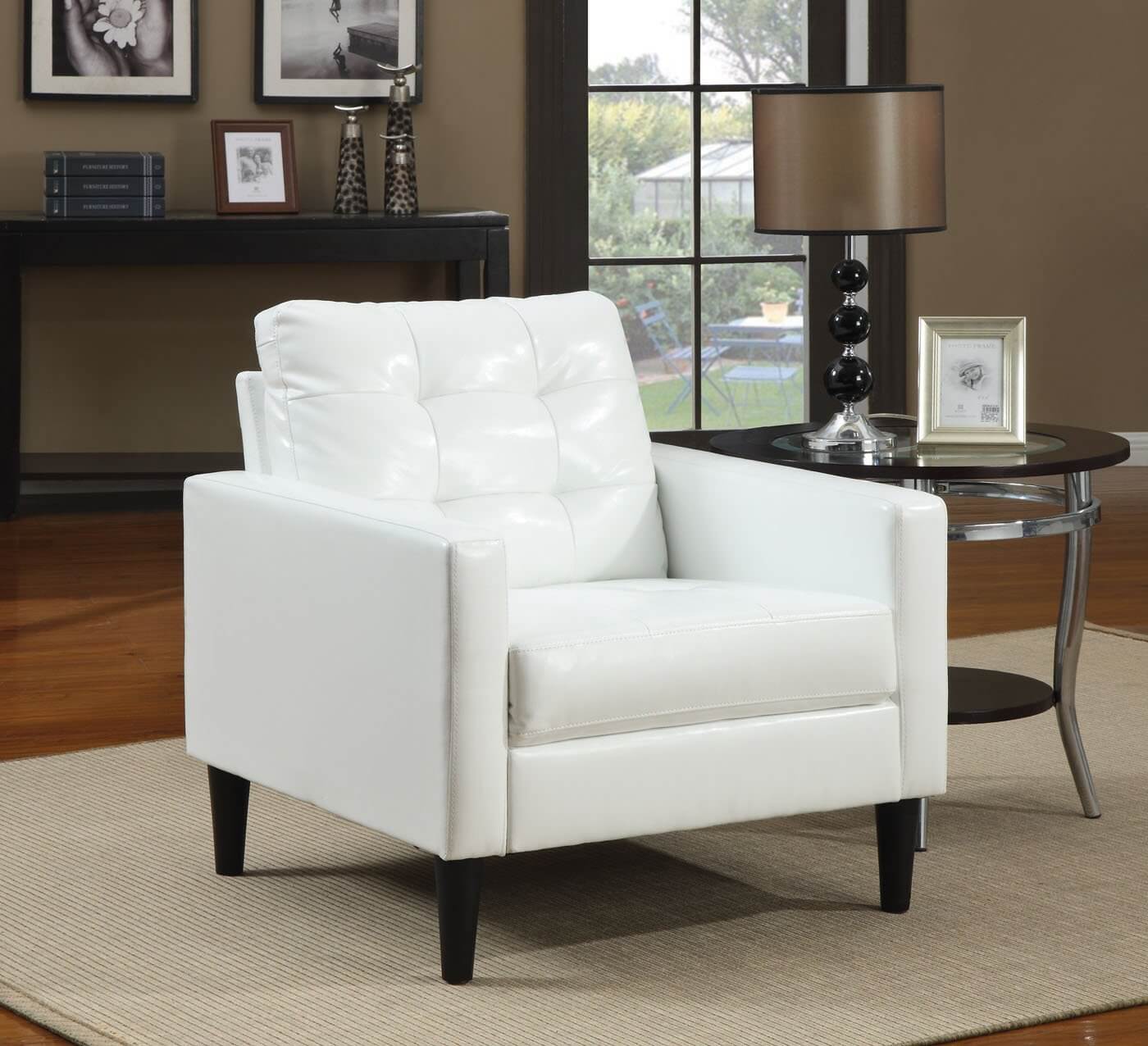 37 White Modern Accent Chairs for the Living Room