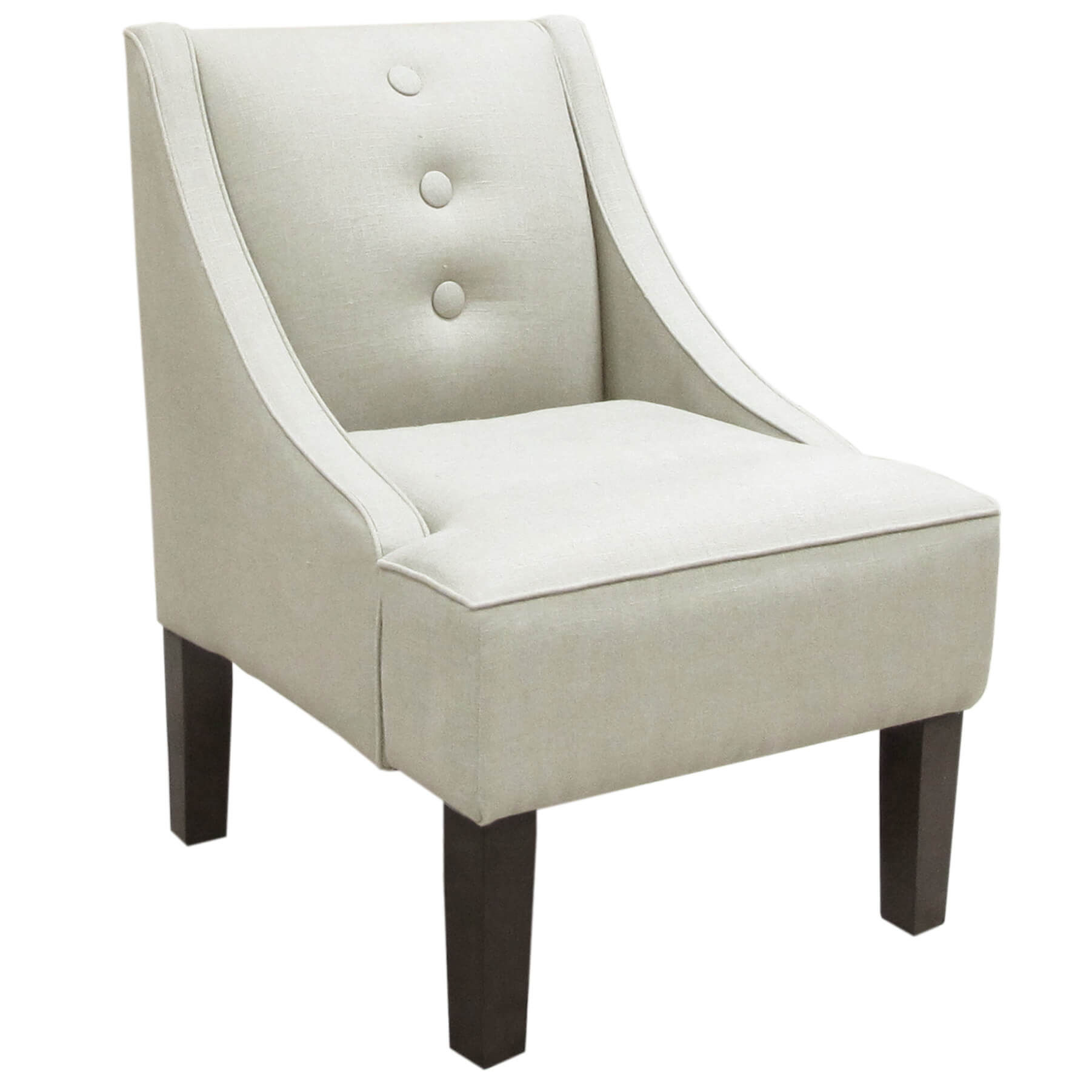 4Way WhiteAccentChair 