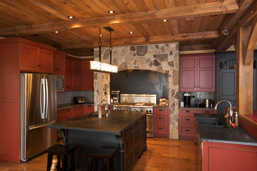 40 Magnificent Kitchen Designs With Dark Cabinets | Architecture & Design