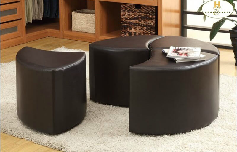 36 top brown leather ottoman coffee tables 36 top brown leather ottoman coffee tables
