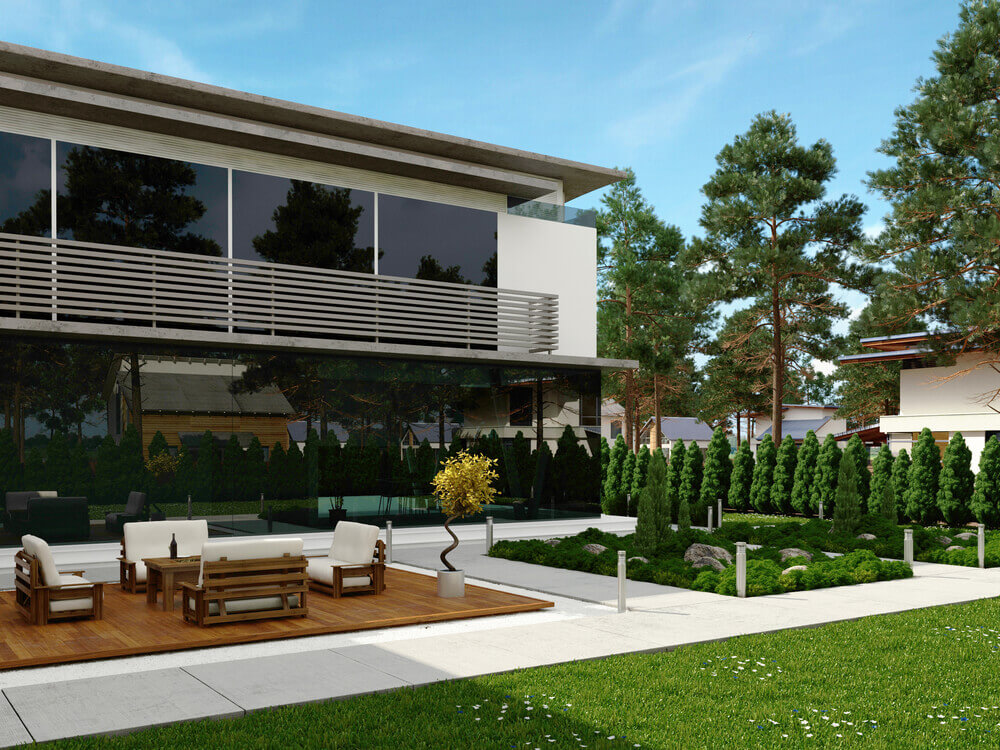 Raised covered patio: beautiful patio designs concrete flagstone ... Decoracion cuarto moderno hombre