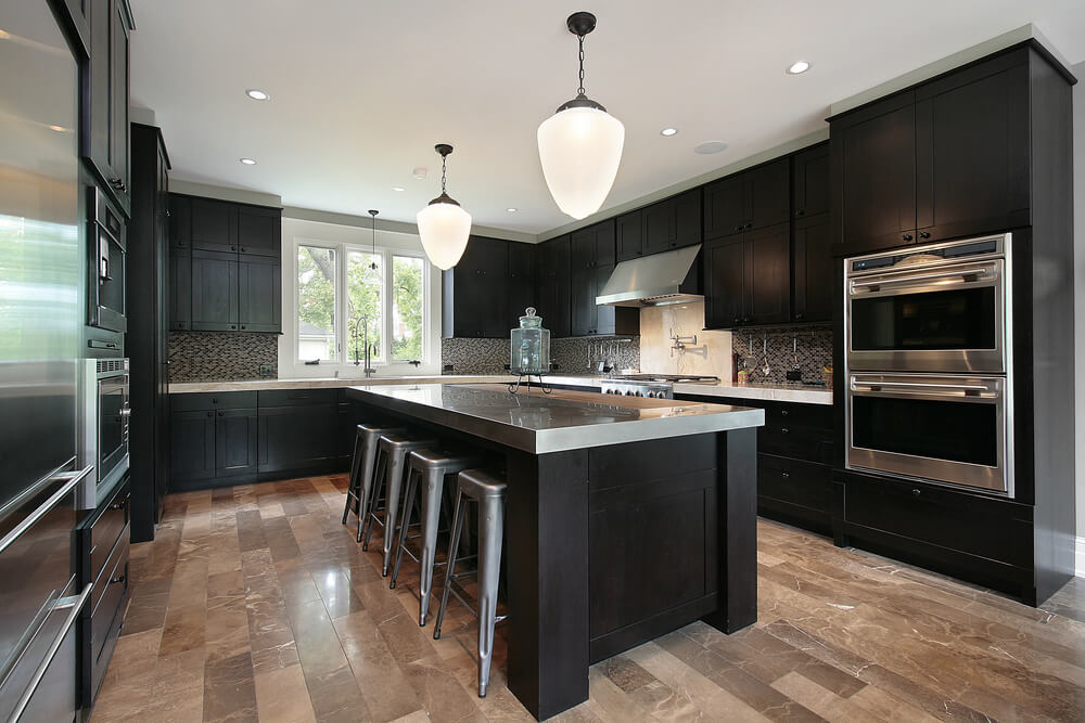 What Color Flooring For Dark Kitchen Cabinets at Loretta Fernandez blog