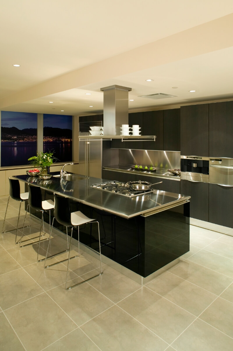 52 Dark Kitchens With Dark Wood And Black Kitchen Cabinets