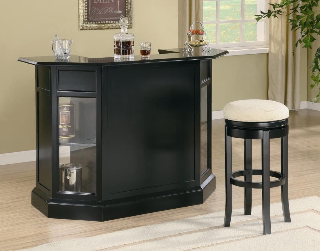 CONFUSEDSKY: Home Bar Cabinet Finish Gray