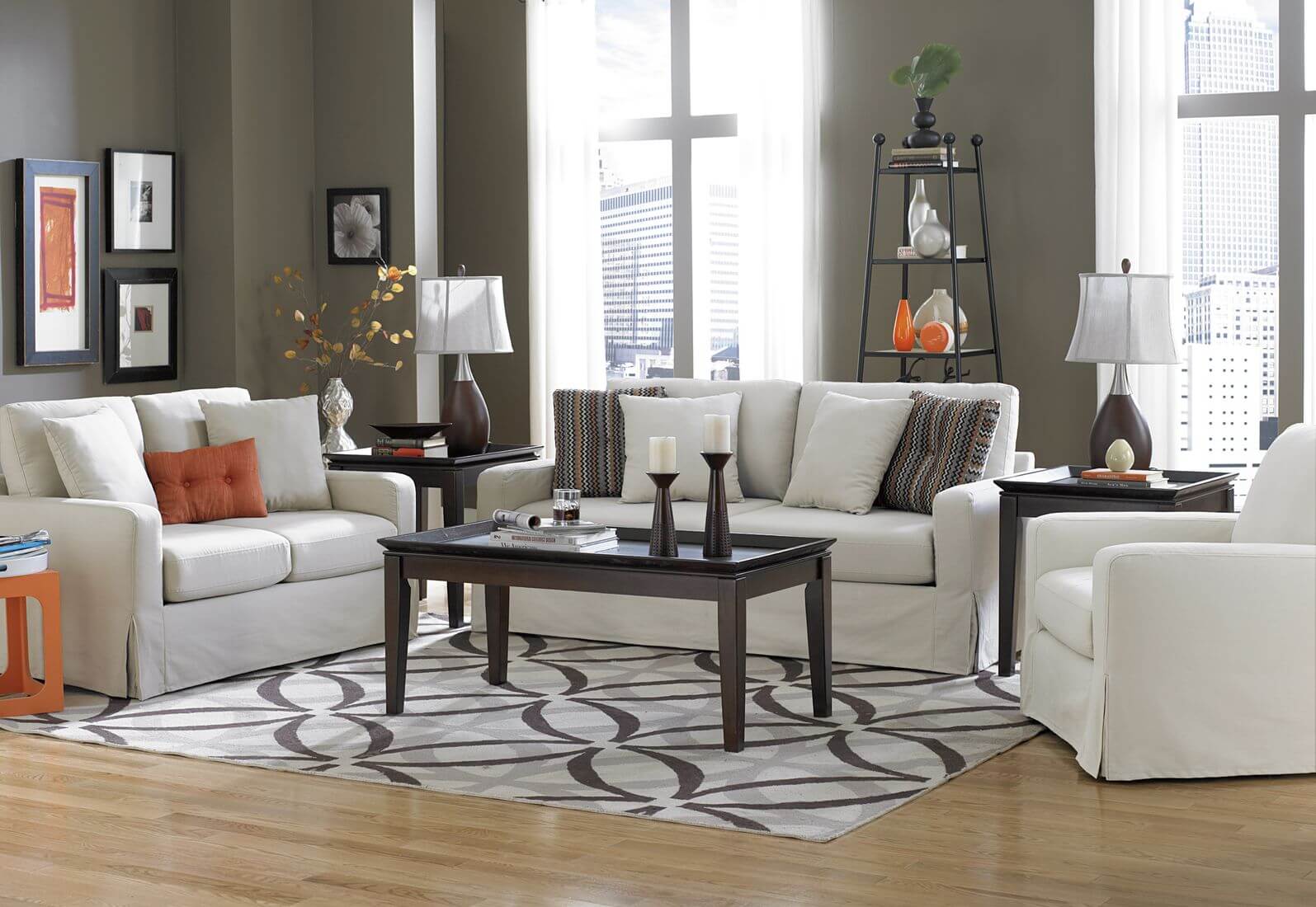 Living Room With Area Rug Images