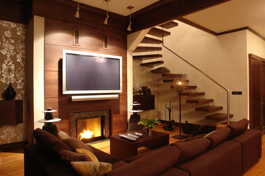 33 Living Room Designs with Beautiful Woodwork Throughout