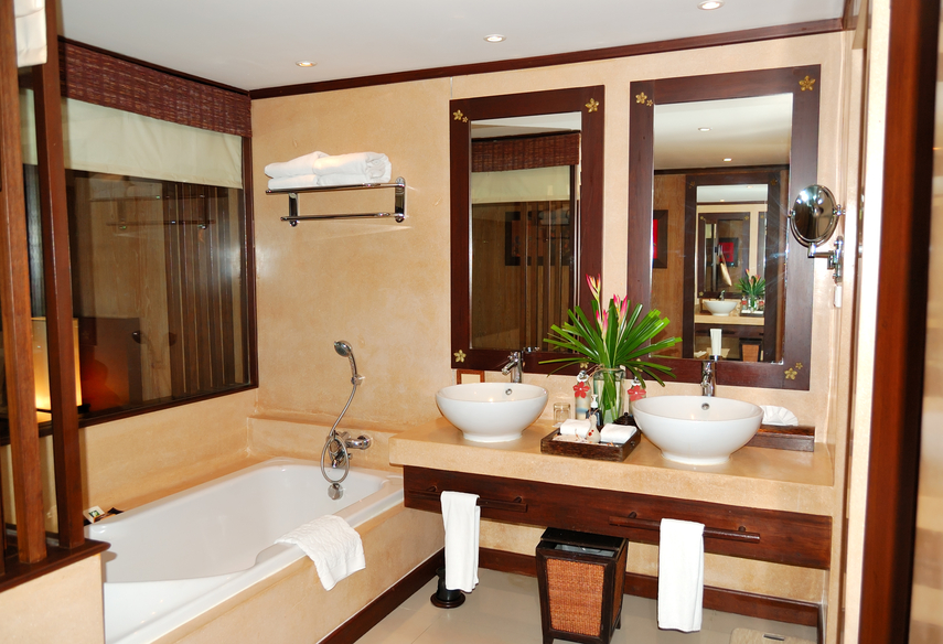 Orange Bathroom Paint Color Ideas