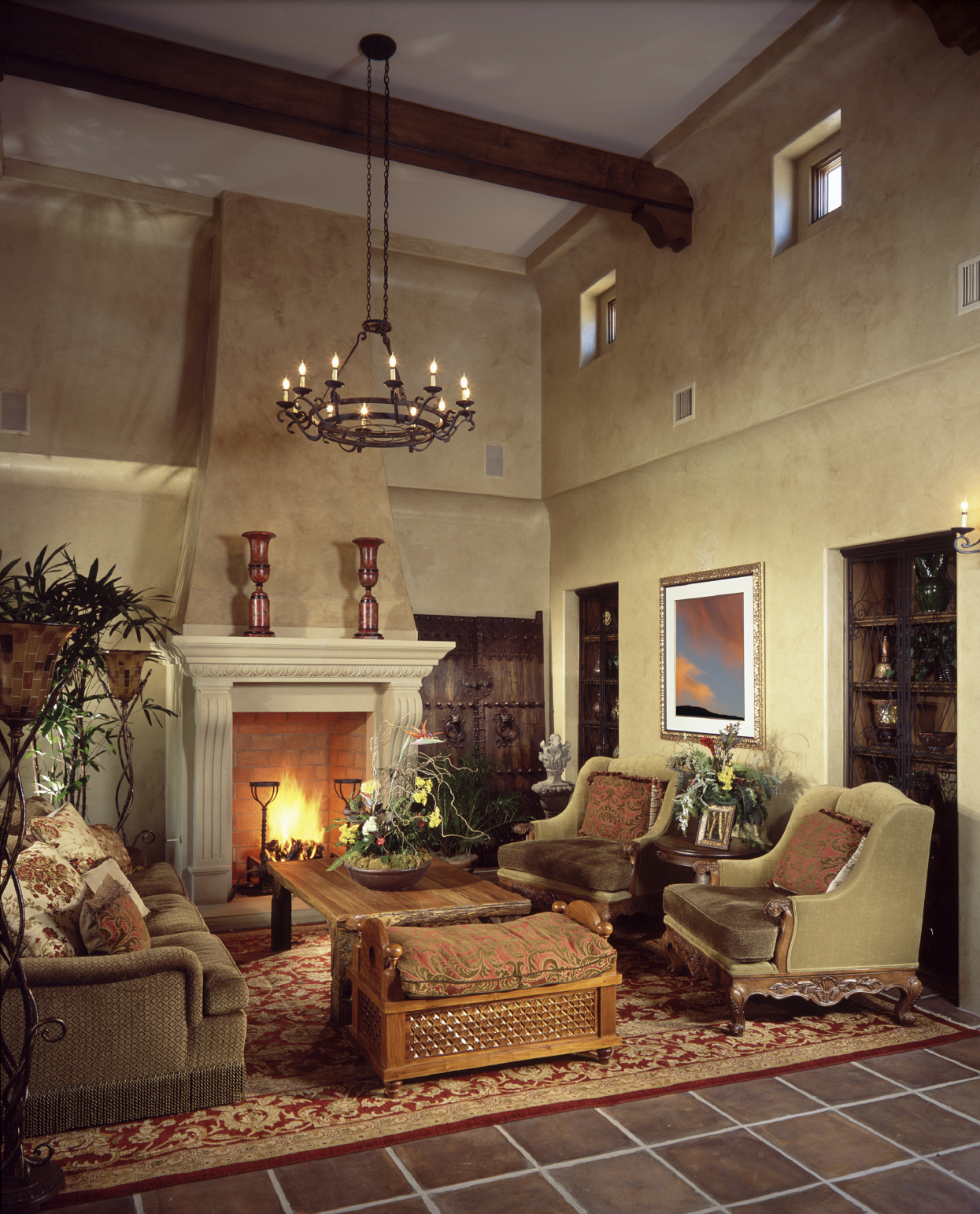 54 Living Rooms With Soaring 2 Story Cathedral Ceilings