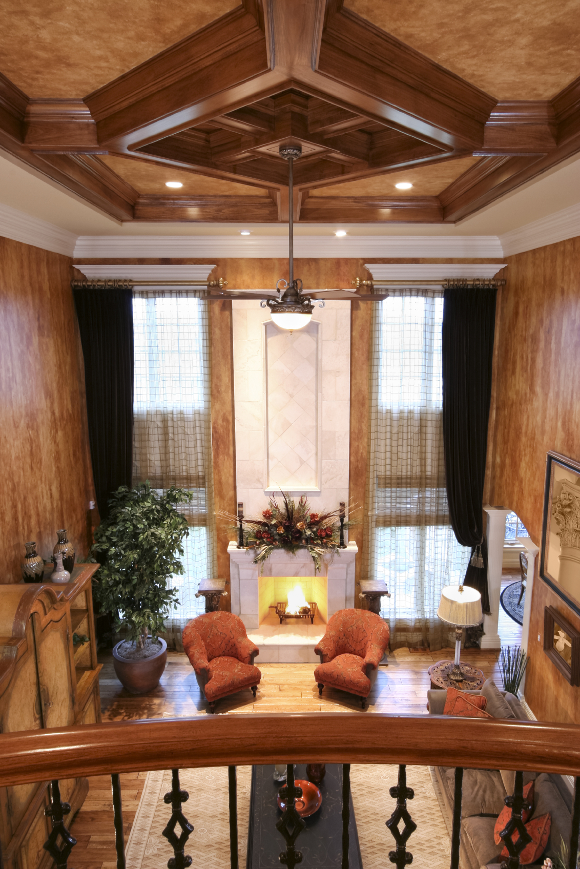 54 Living Rooms With Soaring 2 Story Cathedral Ceilings