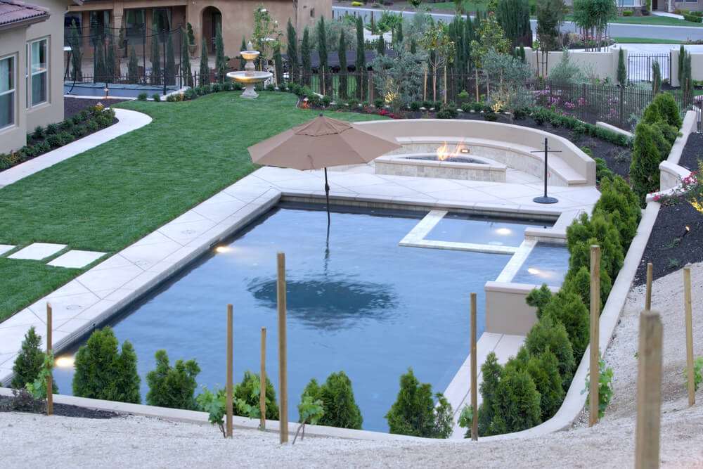 37 diverse backyard swimming pool ideas (photos) Patio Pool Ideas