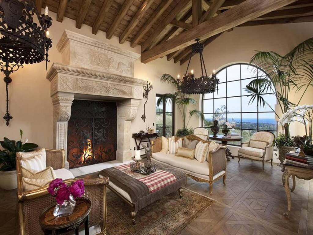 41 beautiful living rooms with fireplaces of all types