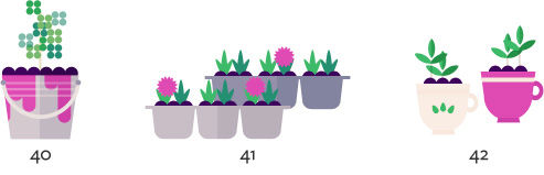 Small flower pots Small flower pots