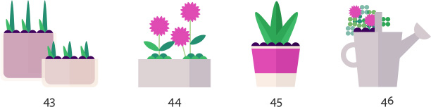 More small flower pots and containers More small flower pots and containers