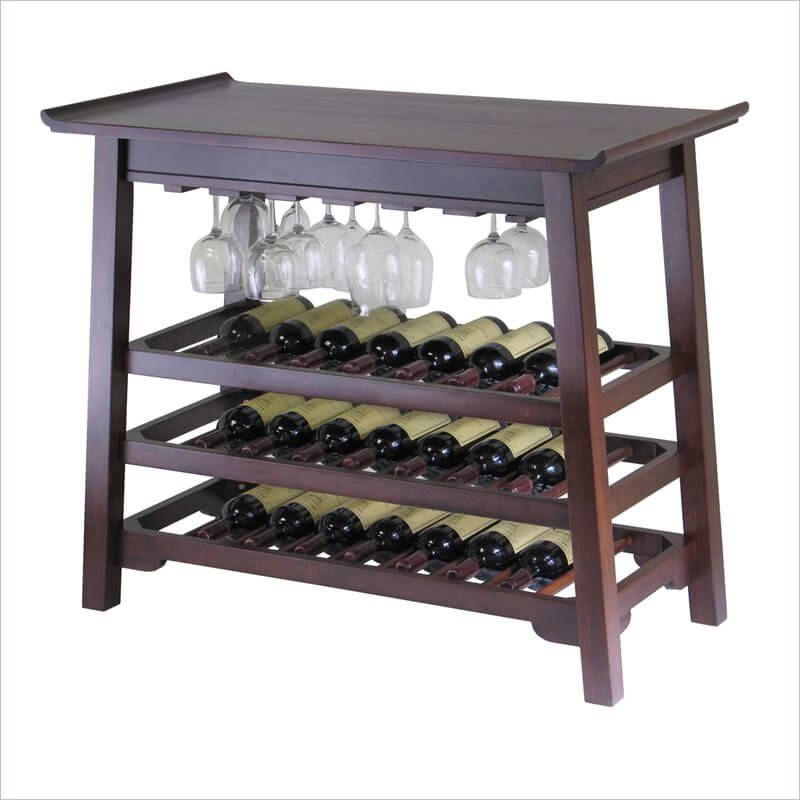 types of wine racks