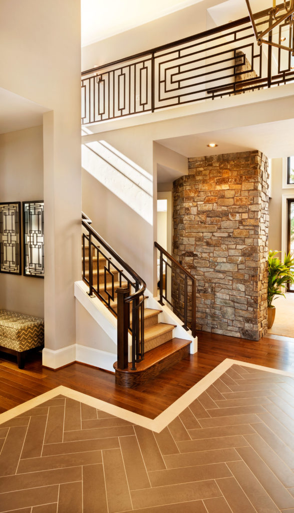 Stately contemporary rustic interior design home by garrison hullinger