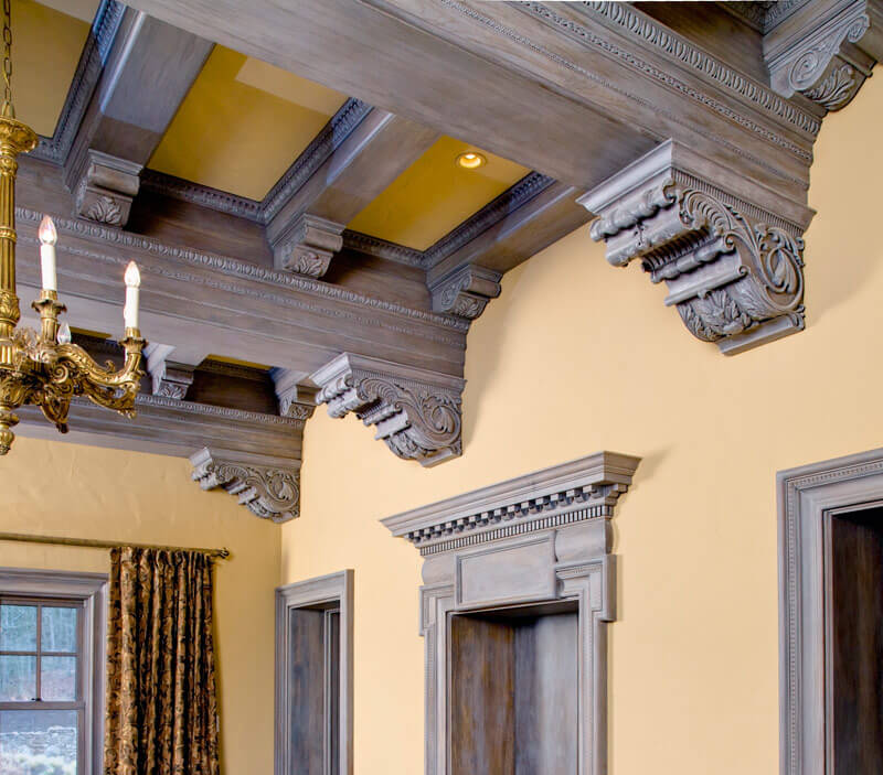 13 Rooms With Custom Coffered Ceilings by CEILTRIM Inc. and
