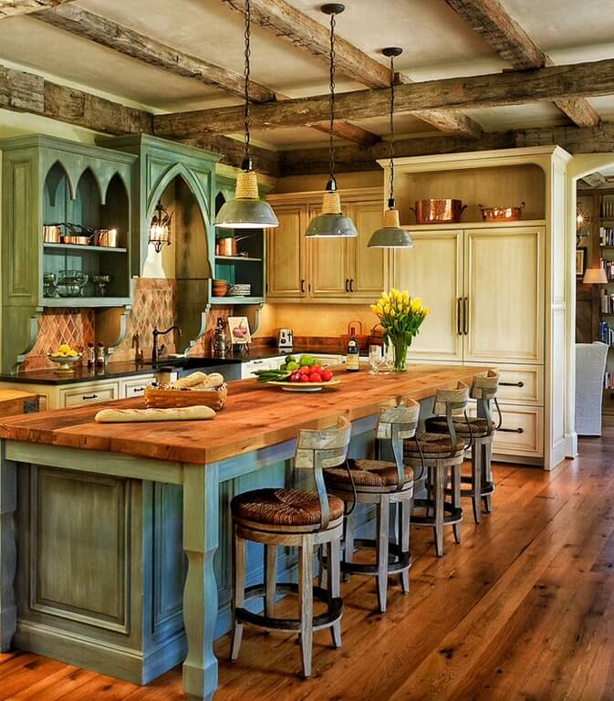 46 Fabulous Country Kitchen Designs \u0026 Ideas