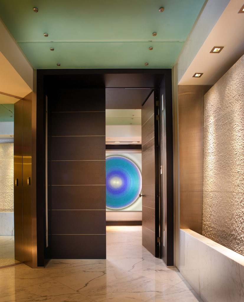 Ultra-Modern Palazzo de Mare in Bold Red by Pepe Calderin Design