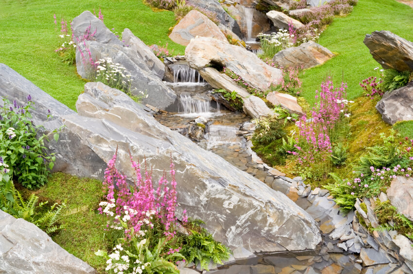 50 pictures of backyard garden waterfalls (ideas & designs)