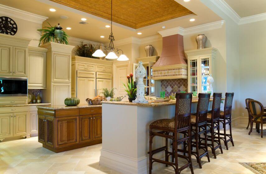 37 fantastic l shaped kitchen designs Diseño Backsplash Bar