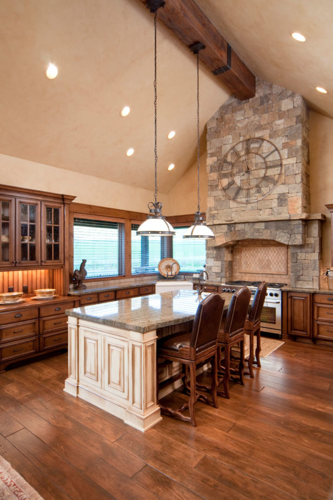 34 Kitchens with Dark Wood Floors (Pictures)