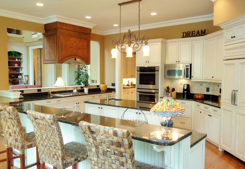 37 fantastic l shaped kitchen designs Diseño Backsplash Bar