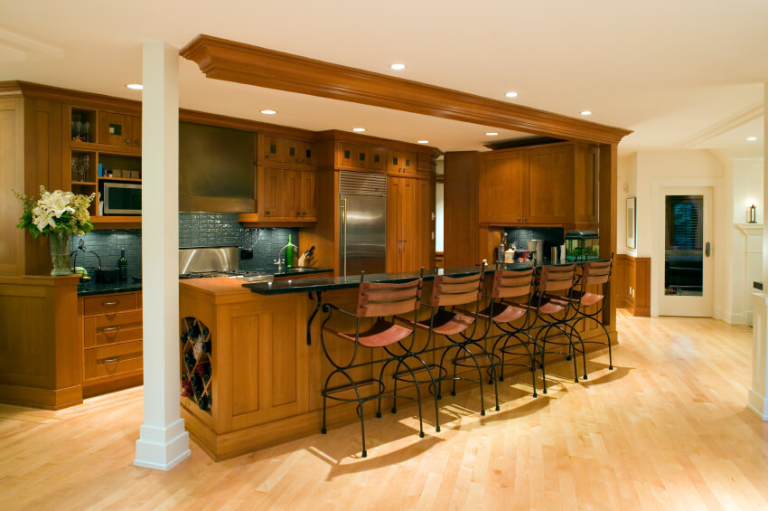 52 enticing kitchens with light and honey wood floors (pictures)