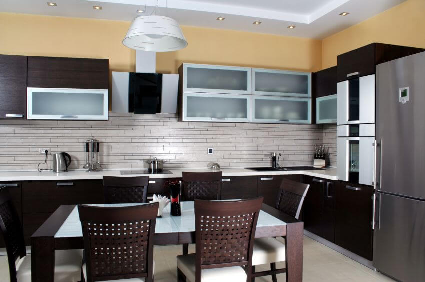37 fantastic l shaped kitchen designs Open Patio interior diseño Kitchens