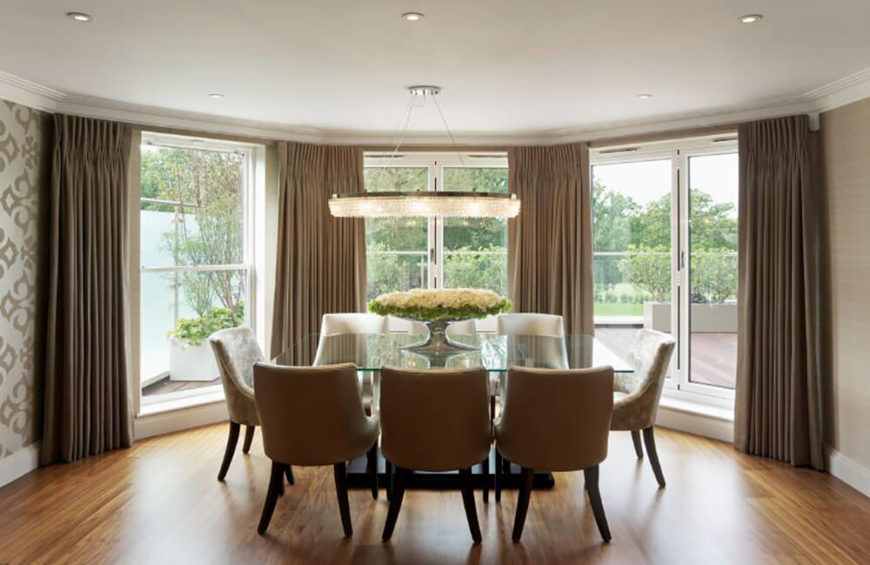 22 Elegant Dining Rooms With Upholstered Chairs (IMAGES) 22 Elegant Dining Rooms With Upholstered Chairs (IMAGES)
