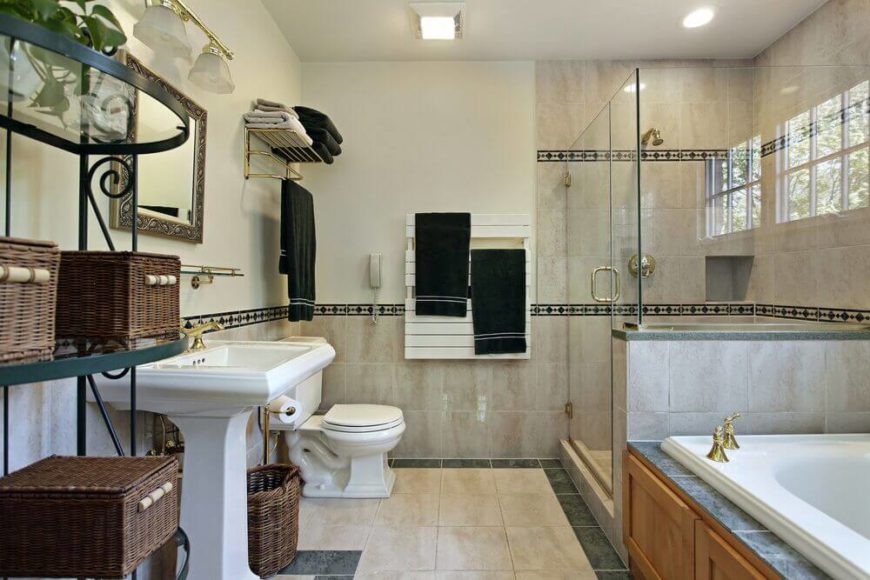 20 Captivating Bathrooms with Square Sinks (GREAT PHOTOS)