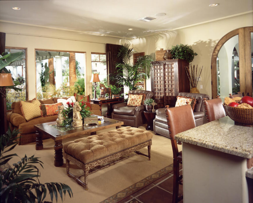 32 Lively Living Rooms With Houseplants (GREAT PICTURES) 32 Lively Living Rooms With Houseplants (GREAT PICTURES)