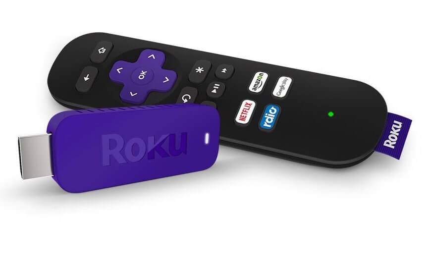 Roku devices come in several sizes, and this is the smallest and most convenient: a thumb-sized stick that plugs directly in to your TV, controllable by included remote. Roku offers over 2,000 entertainment channels and is the most popular streaming device around. The device can also be controlled via free app on your Android or Apple smartphone or tablet. The best part is how small it is; you can leave it plugged into your TV and forget about it, with zero clutter. Roku devices come in several sizes, and this is the smallest and most convenient: a thumb-sized stick that plugs directly in to your TV, controllable by included remote. Roku offers over 2,000 entertainment channels and is the most popular streaming device around. The device can also be controlled via free app on your Android or Apple smartphone or tablet. The best part is how small it is; you can leave it plugged into your TV and forget about it, with zero clutter.