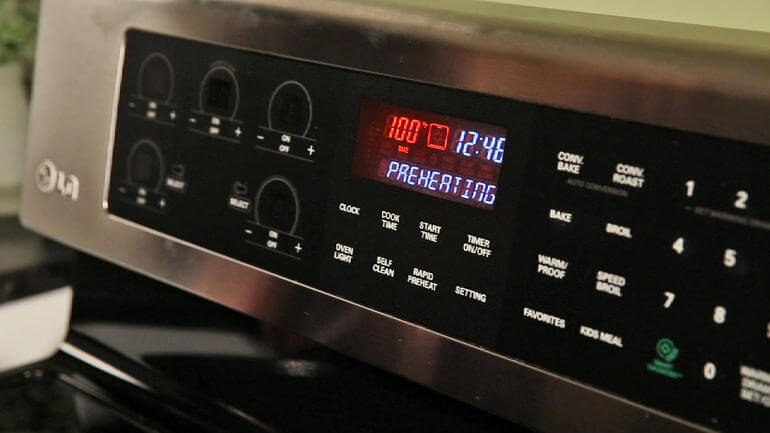Working with a specialized companion app for your smartphone, this oven can be programmed and controlled from anywhere in the world. If you're at work and want to preheat, you can cut down on cooking times. Changing temperature, mode, and any other settings can be done with the extensive control panel or your smartphone. Working with a specialized companion app for your smartphone, this oven can be programmed and controlled from anywhere in the world. If you're at work and want to preheat, you can cut down on cooking times. Changing temperature, mode, and any other settings can be done with the extensive control panel or your smartphone.