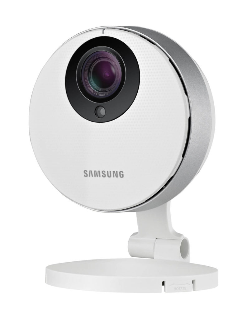 This smart camera features a bevy of intricate high-tech features to make it a radical presence in your home. First of all, the lens offers 128 degree super-wide angle coverage, with true night-and-day dynamic lighting range, grabbing clear images no matter what time it is. You can link and stream from up to 10 of the cameras in tandem, covering every angle of your home, while recording directly to SDXC memory cards slotted inside each camera for local storage. Additionally, it'll send you email or mobile phone notifications, and offers smart two-way talk features. This smart camera features a bevy of intricate high-tech features to make it a radical presence in your home. First of all, the lens offers 128 degree super-wide angle coverage, with true night-and-day dynamic lighting range, grabbing clear images no matter what time it is. You can link and stream from up to 10 of the cameras in tandem, covering every angle of your home, while recording directly to SDXC memory cards slotted inside each camera for local storage. Additionally, it'll send you email or mobile phone notifications, and offers smart two-way talk features.